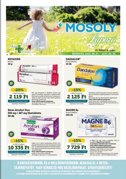 Mosoly Patikák akciós újság 2025.06.01-től