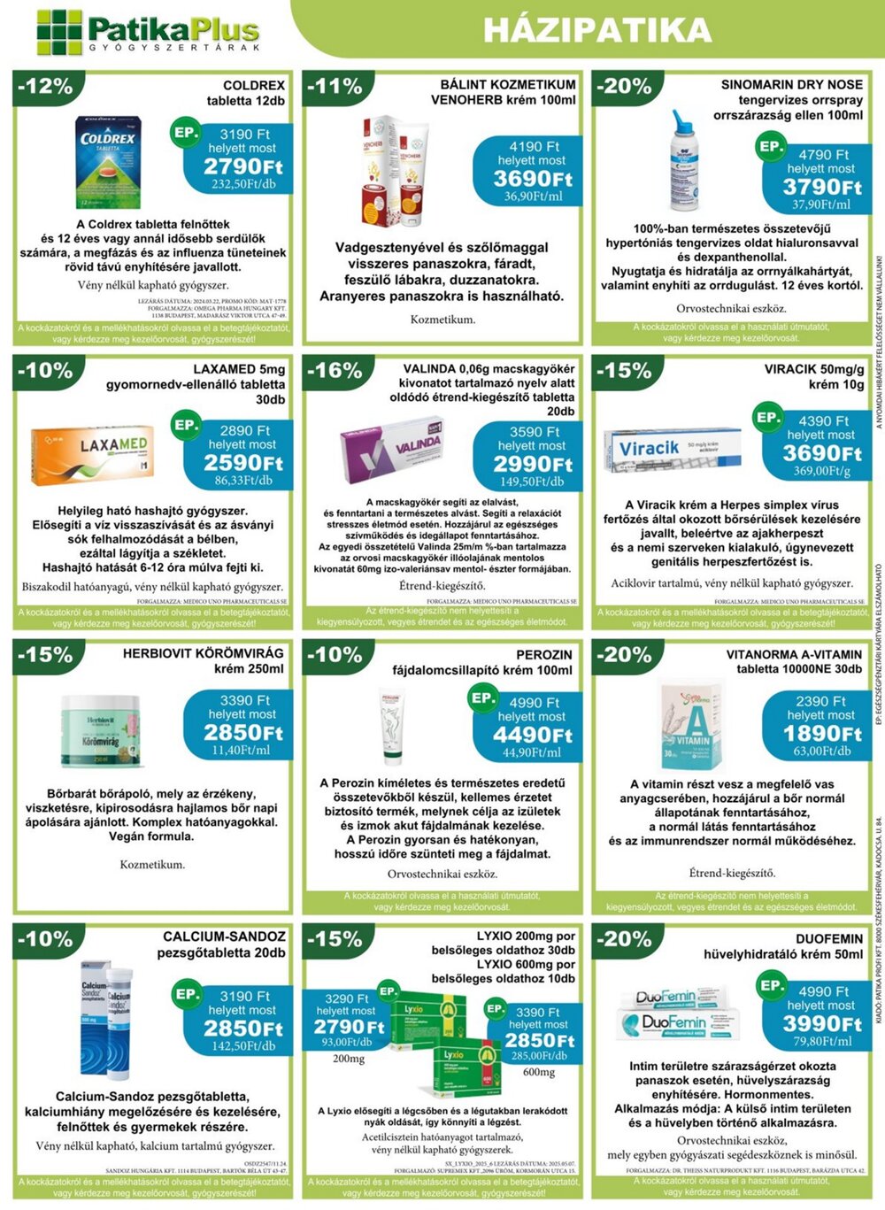 PatikaPlus akciós újság 2025.06.01-től - 2. oldal.