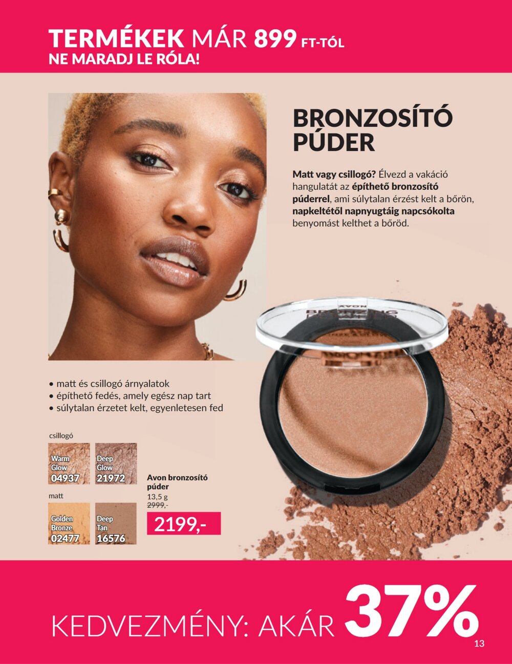 Avon akciós újság 2025.06.01-től - 13. oldal.