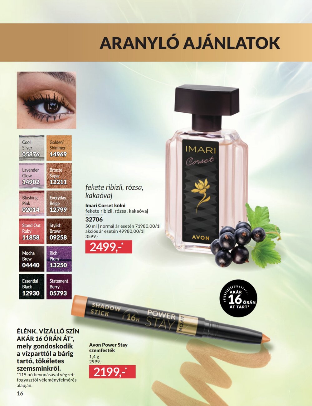 Avon akciós újság 2025.06.01-től - 16. oldal.