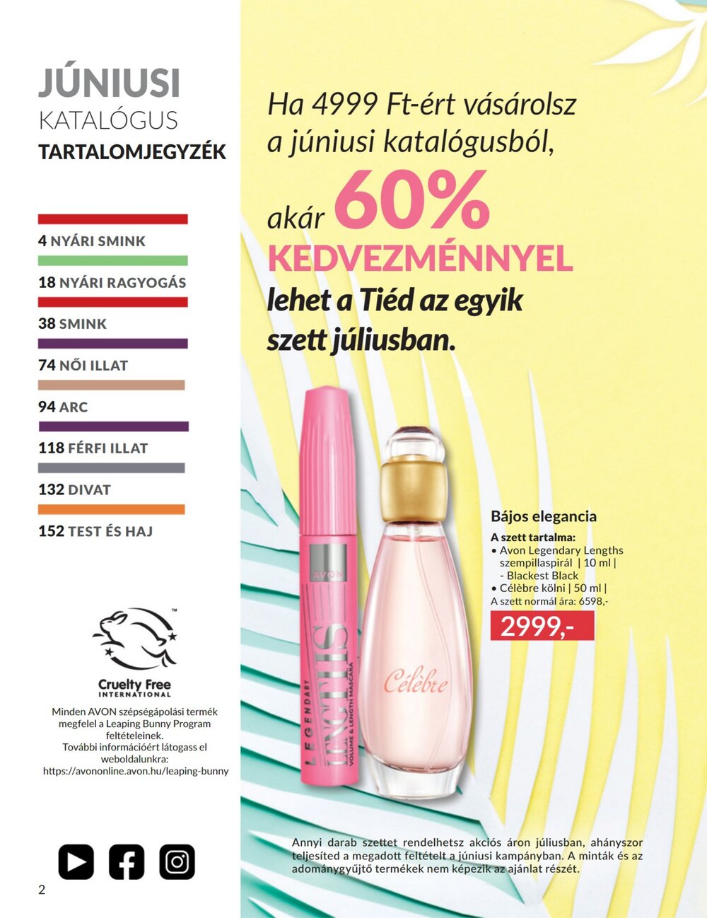 Avon akciós újság 2025.06.01-től - 2. oldal.