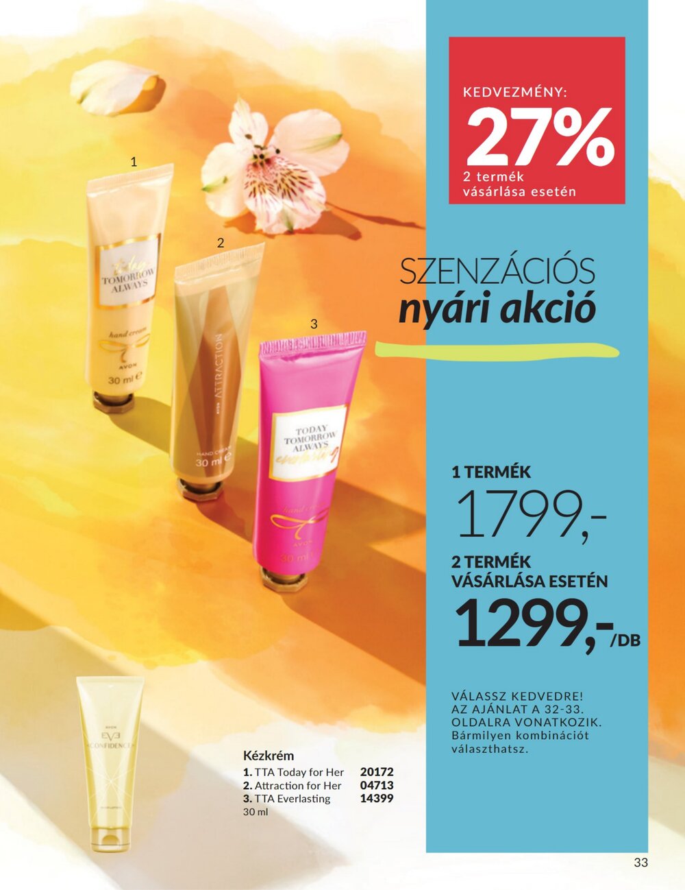 Avon akciós újság 2025.06.01-től - 33. oldal.