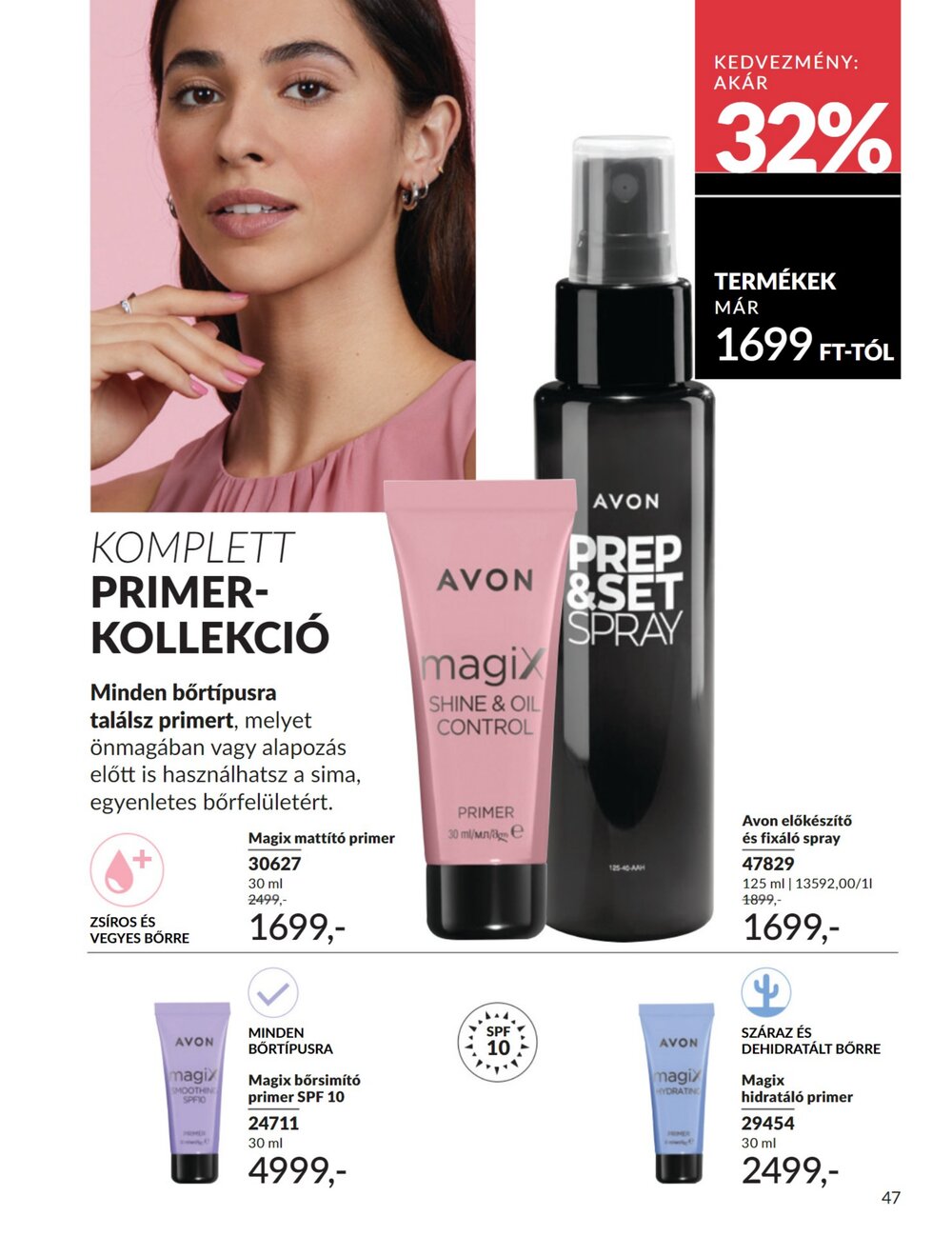 Avon akciós újság 2025.06.01-től - 47. oldal.