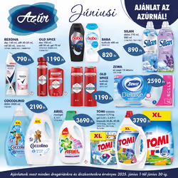 Azúr drogéria akciós újság 2025.06.01-től