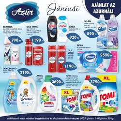 Azúr drogéria akciós újság 2025.06.01-től