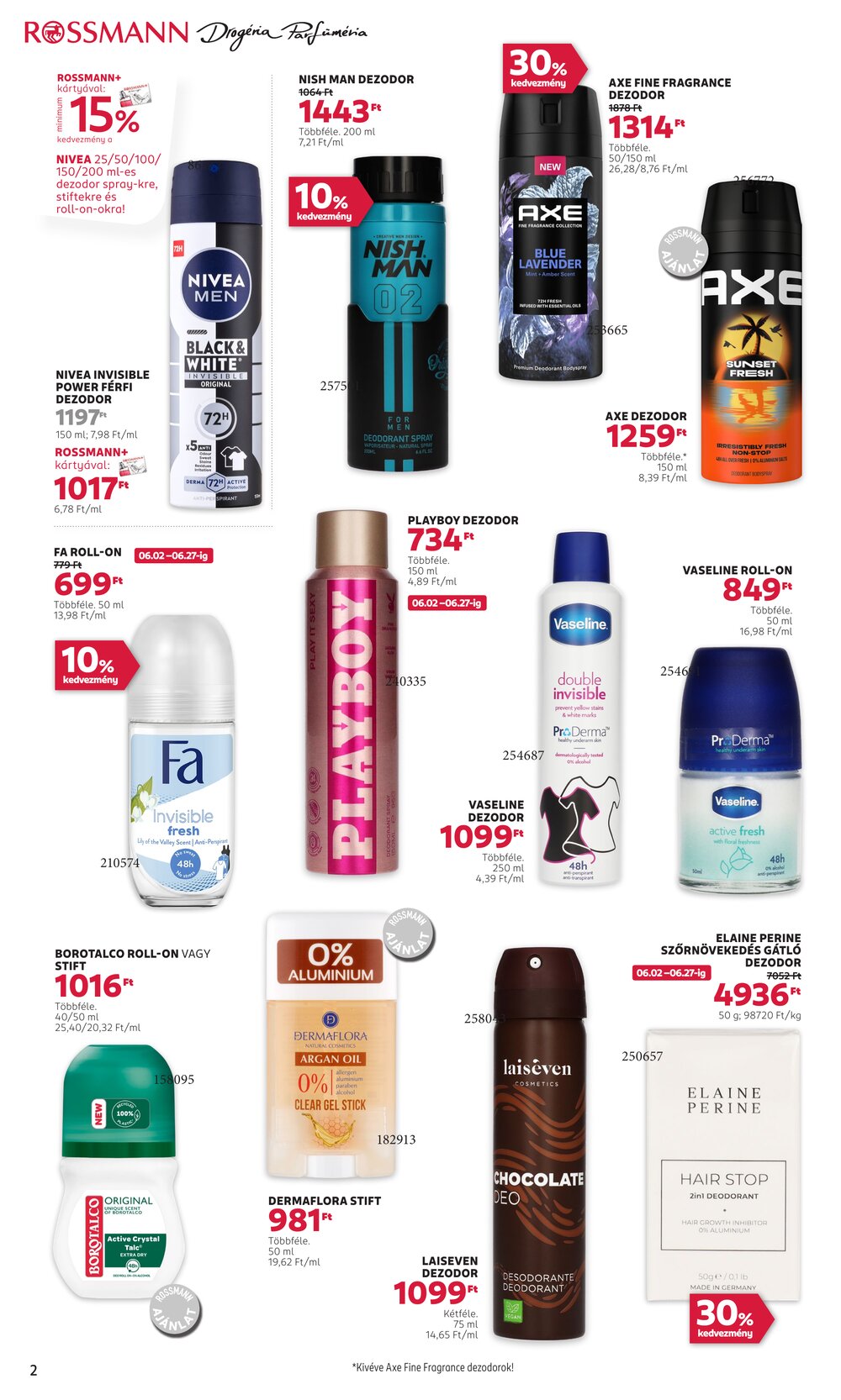 Rossmann akciós újság 2025.06.02-től - 2. oldal.