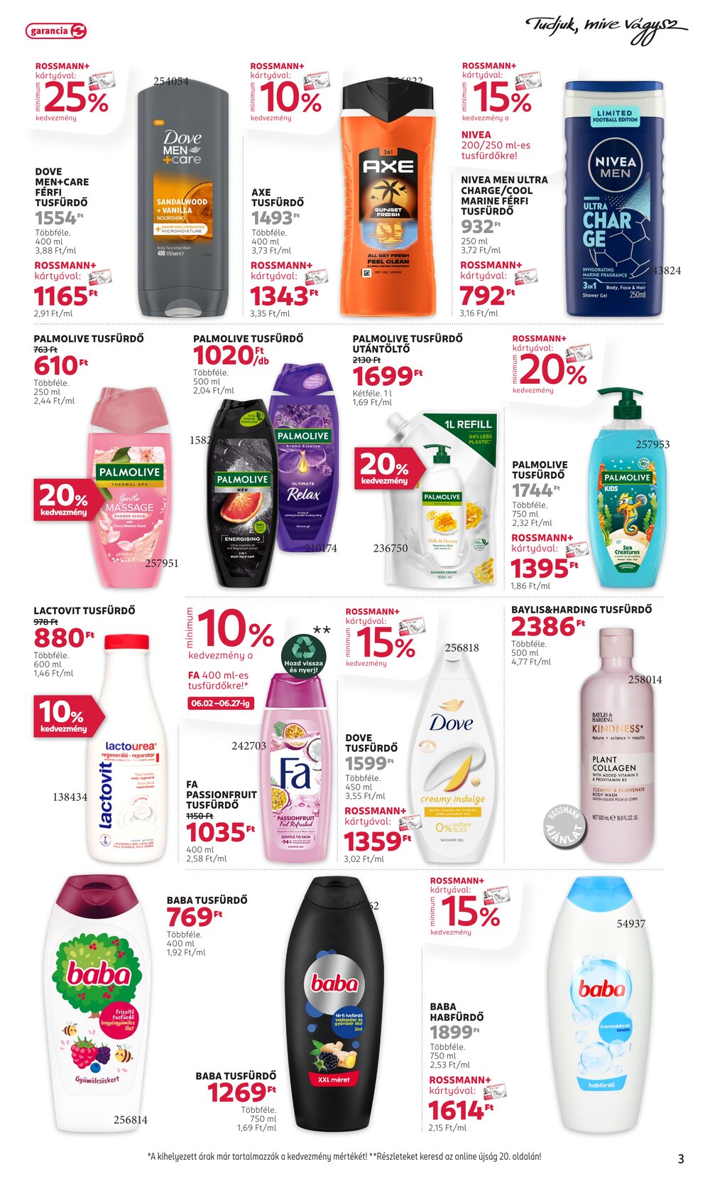 Rossmann akciós újság 2025.06.02-től - 3. oldal.