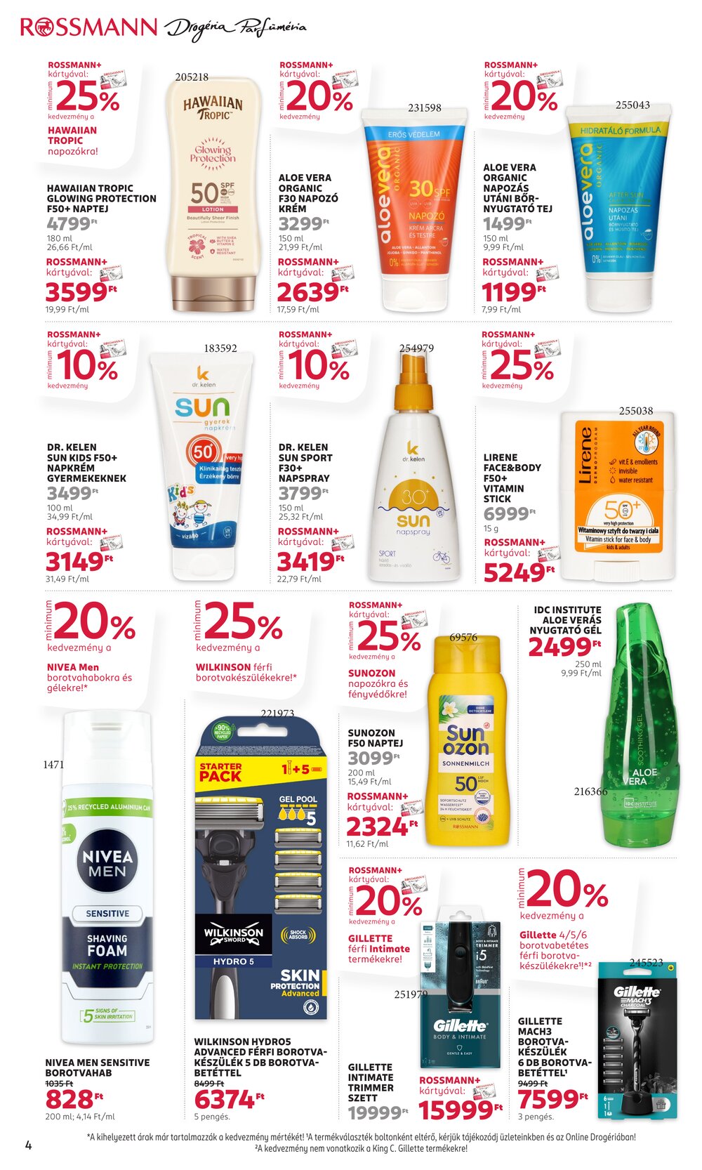 Rossmann akciós újság 2025.06.02-től - 4. oldal.