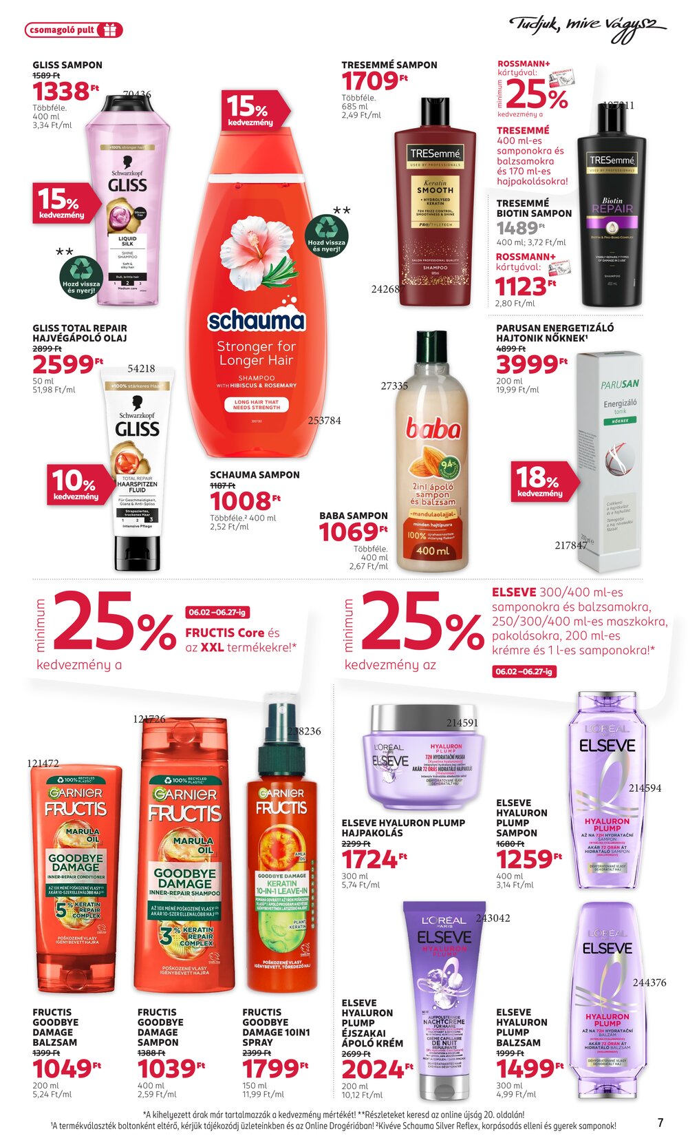 Rossmann akciós újság 2025.06.02-től - 7. oldal.