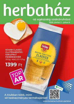 Herbaház akciós újság 2025.06.02-től