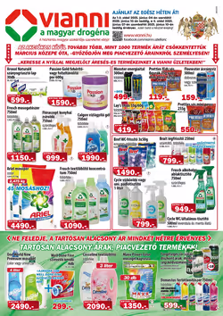Vianni drogéria akciós újság 2025.06.04-től