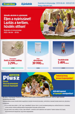 Praktiker akciós újság 2025.06.04-től
