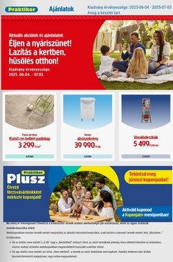 Praktiker akciós újság 2025.06.04-től