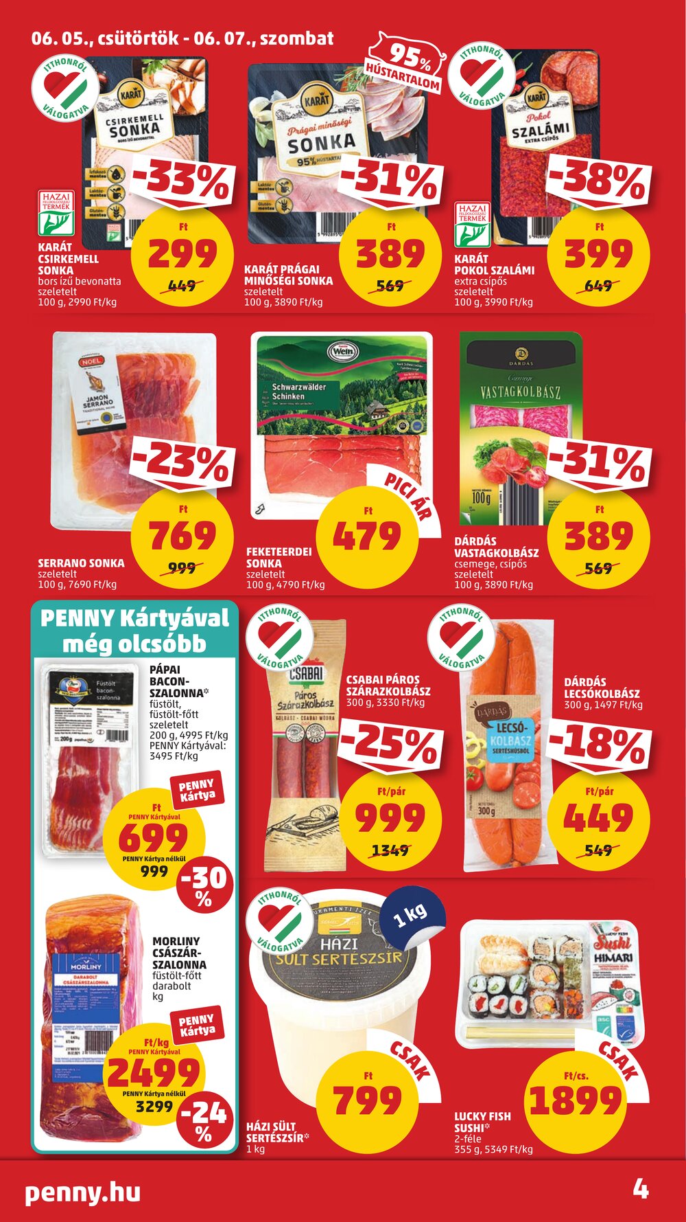 Penny Market akciós újság 2025.06.05-től - 6. oldal.