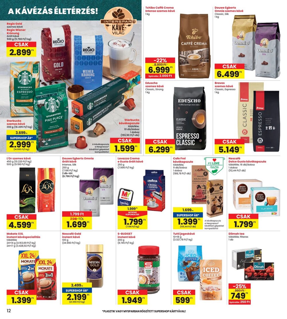 Interspar akciós újság 2025.06.05-től - 12. oldal.