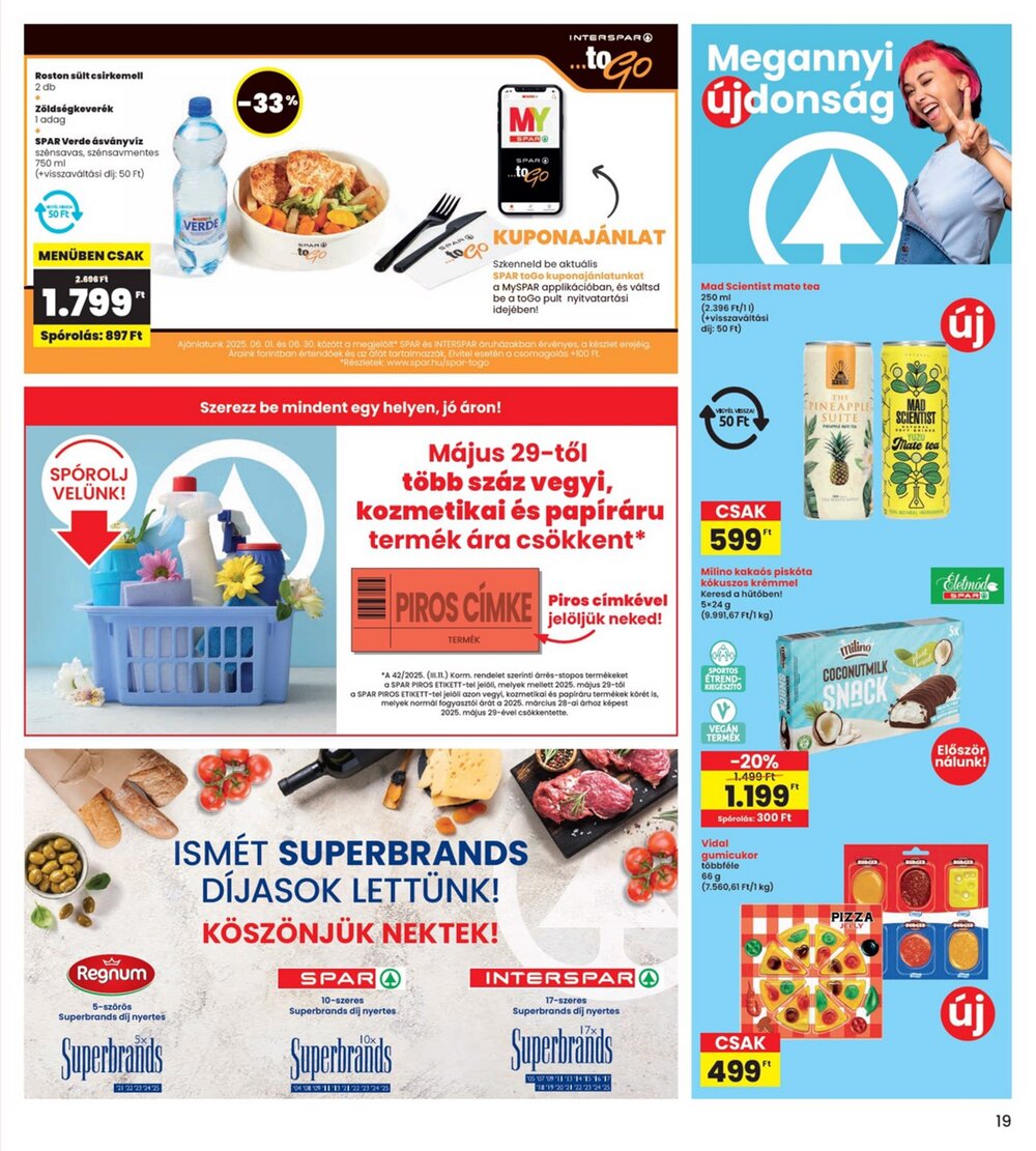 Interspar akciós újság 2025.06.05-től - 19. oldal.