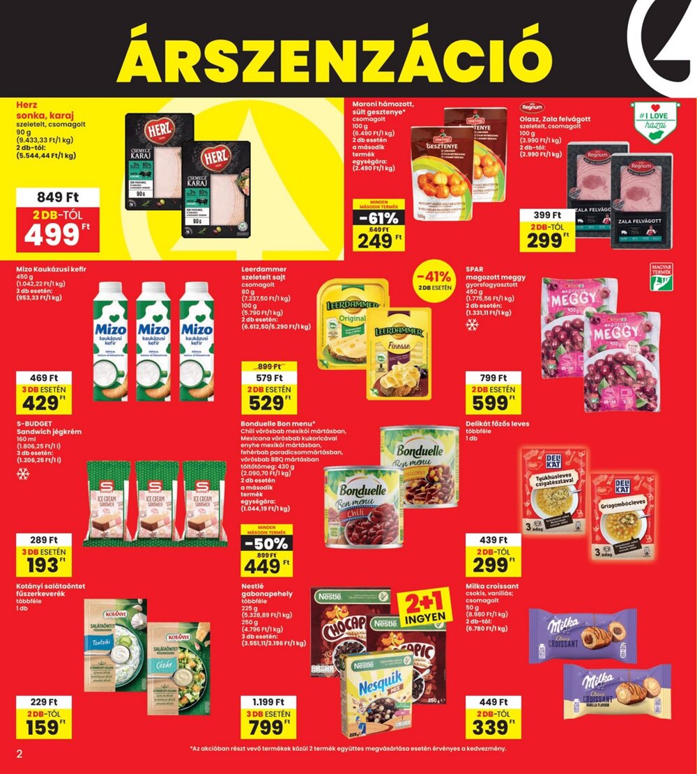 Interspar akciós újság 2025.06.05-től - 2. oldal.