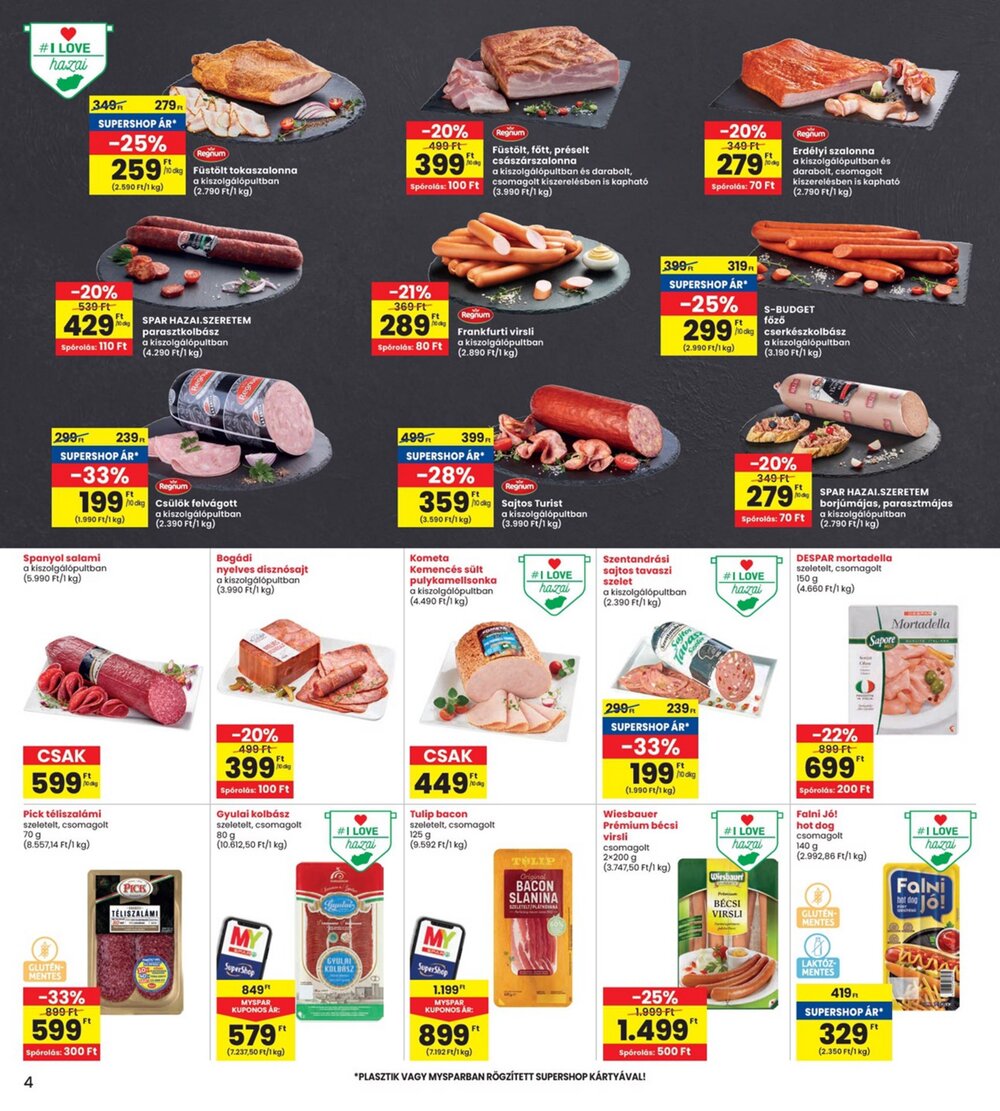 Interspar akciós újság 2025.06.05-től - 4. oldal.