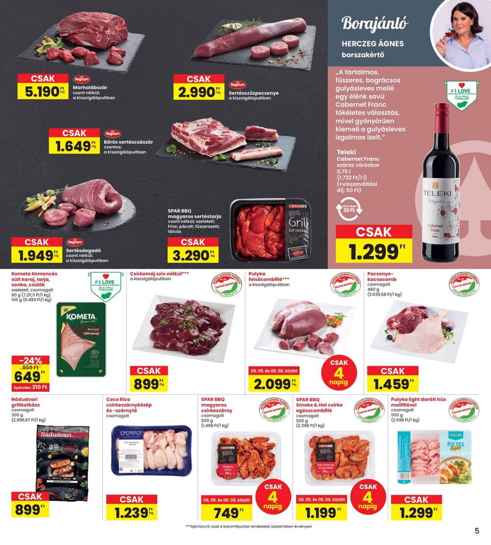 Interspar akciós újság 2025.06.05-től - 5. oldal.