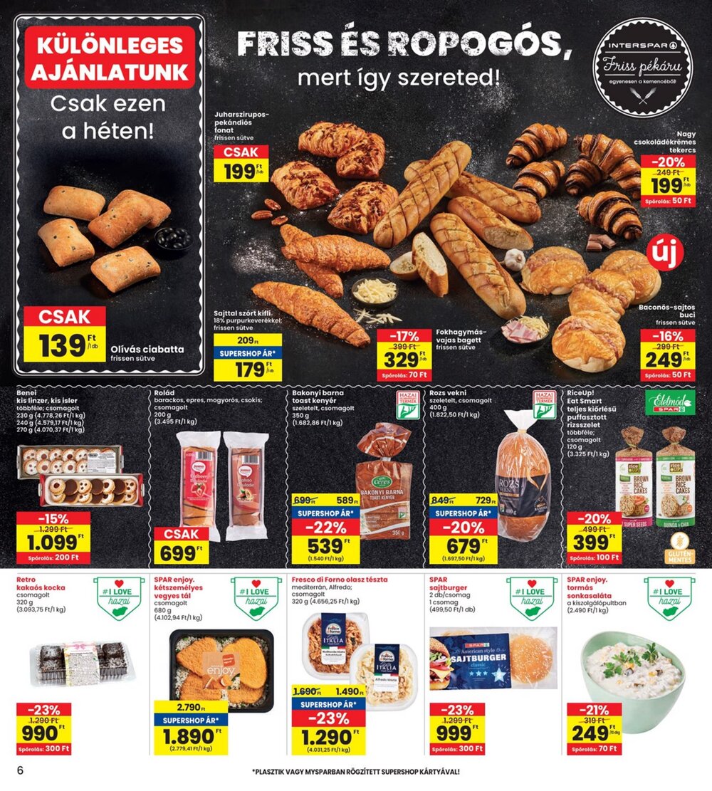 Interspar akciós újság 2025.06.05-től - 6. oldal.