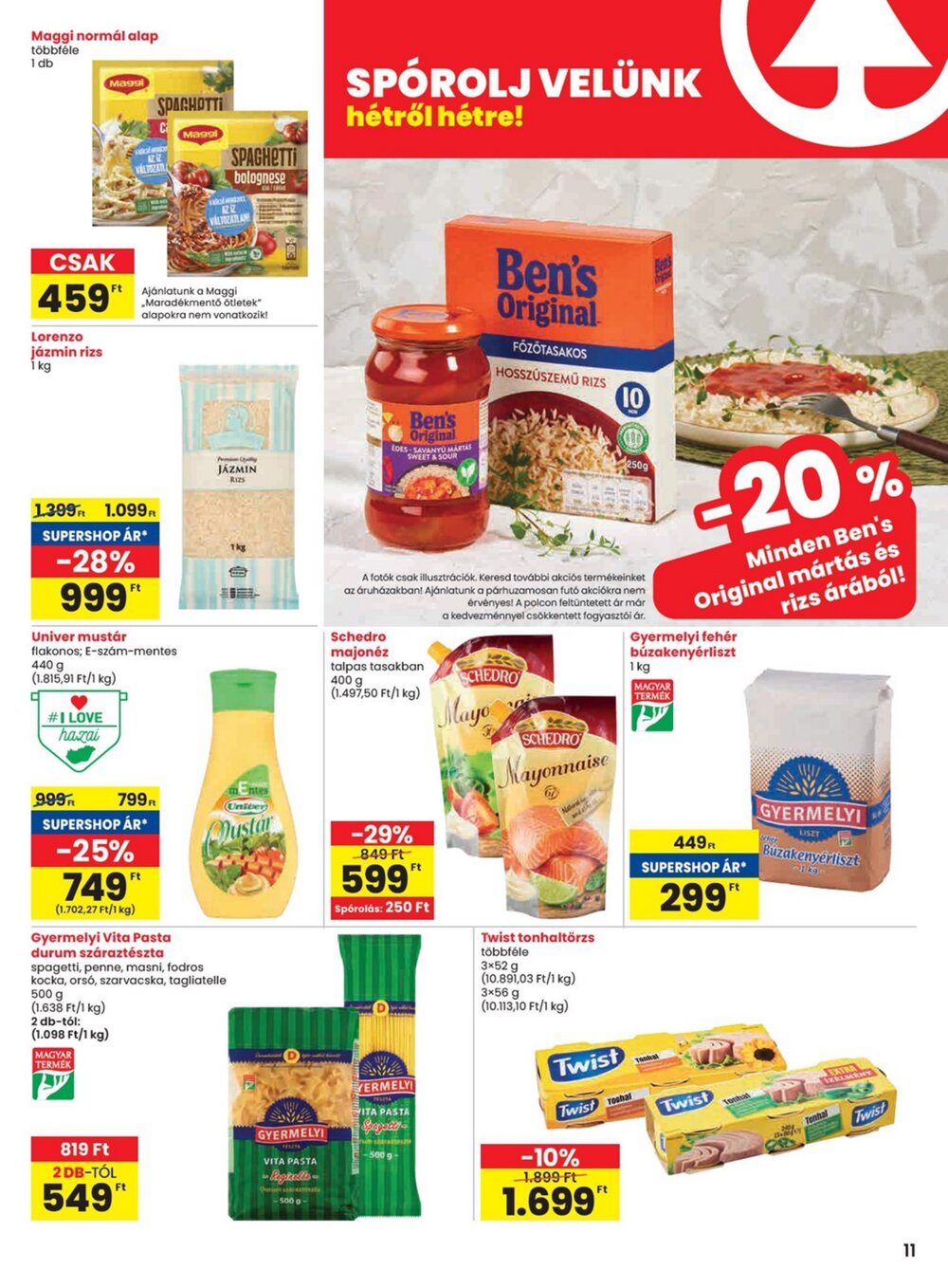 Spar akciós újság 2025.06.05-től - 11. oldal.