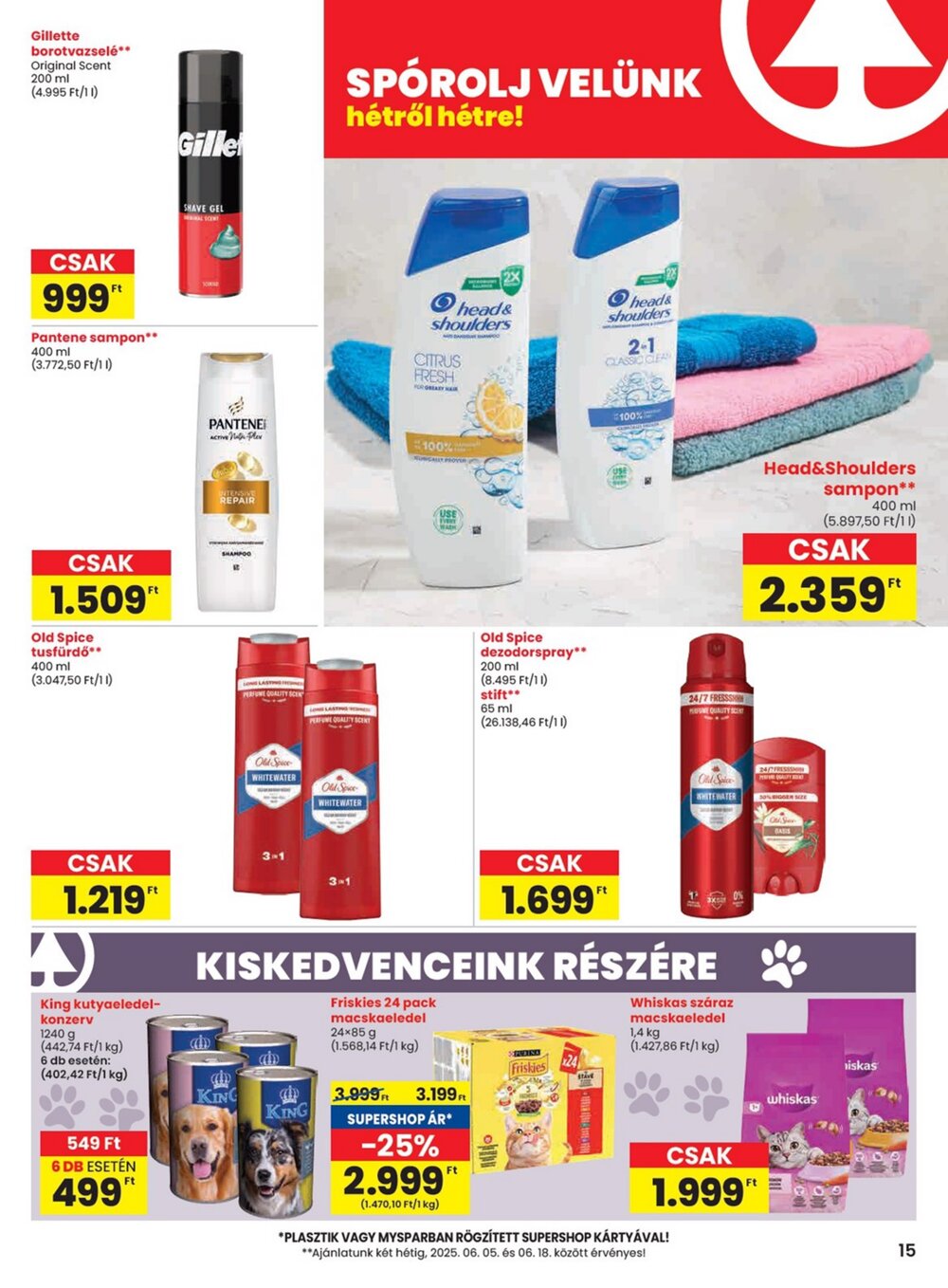 Spar akciós újság 2025.06.05-től - 15. oldal.