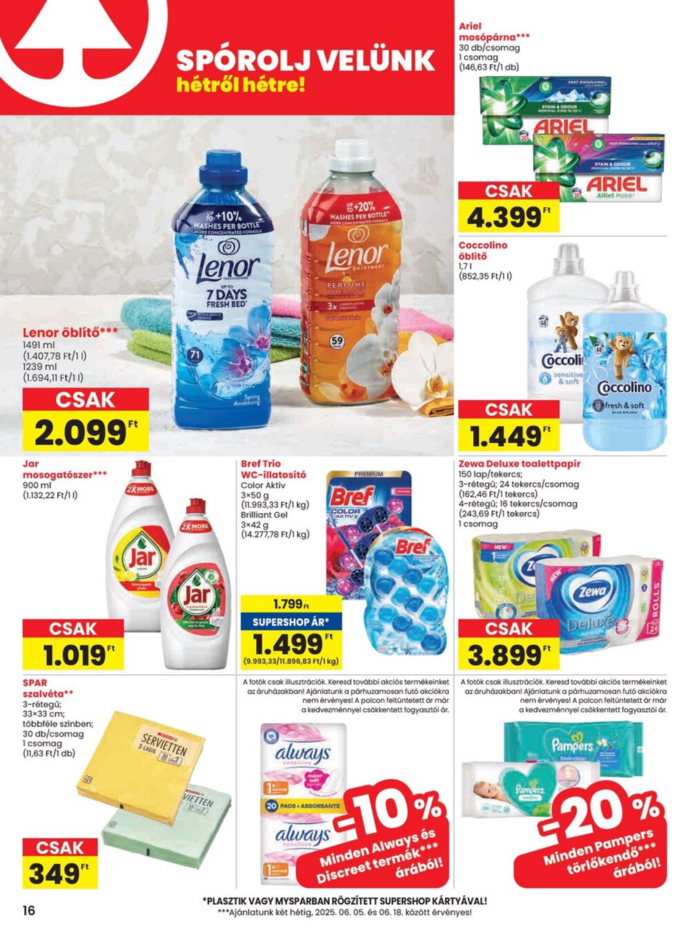 Spar akciós újság 2025.06.05-től - 16. oldal.