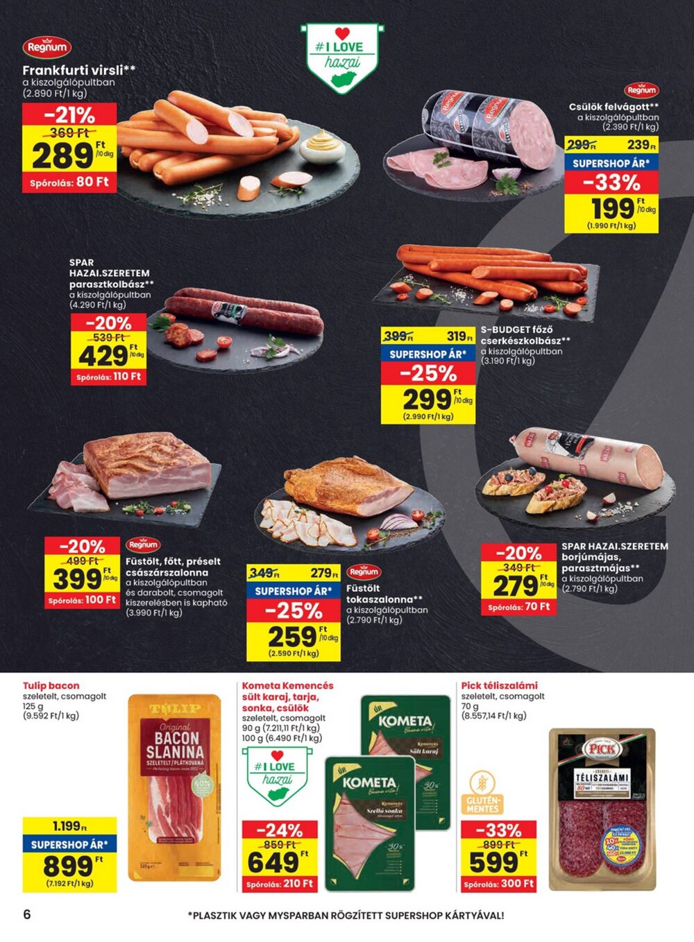 Spar akciós újság 2025.06.05-től - 6. oldal.