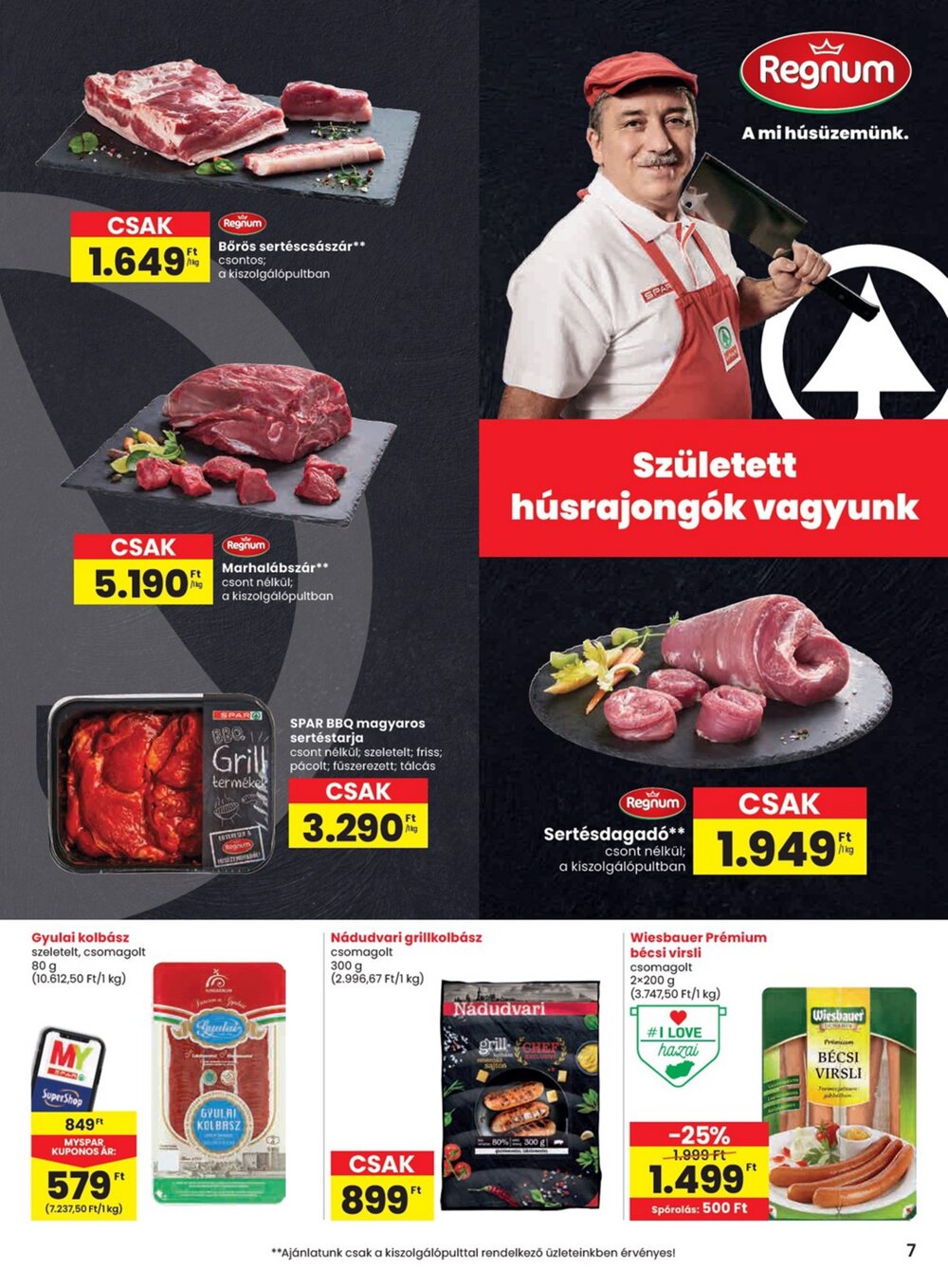 Spar akciós újság 2025.06.05-től - 7. oldal.