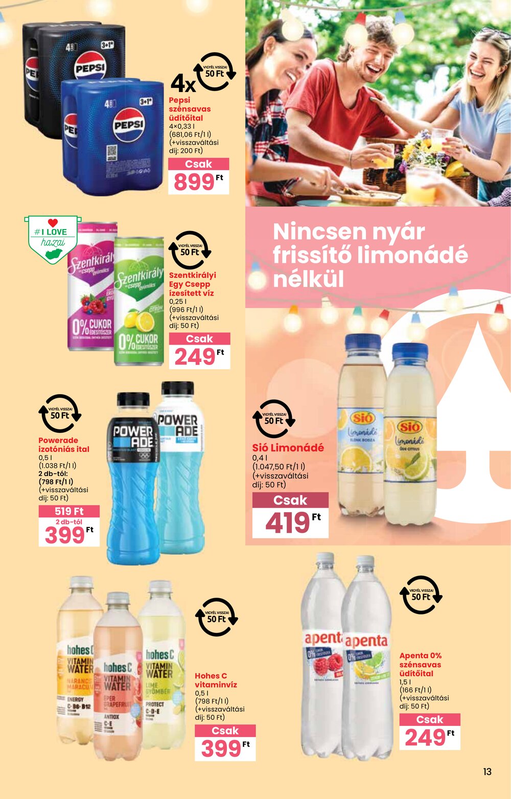 Spar akciós újság 2025.06.05-től - 13. oldal.