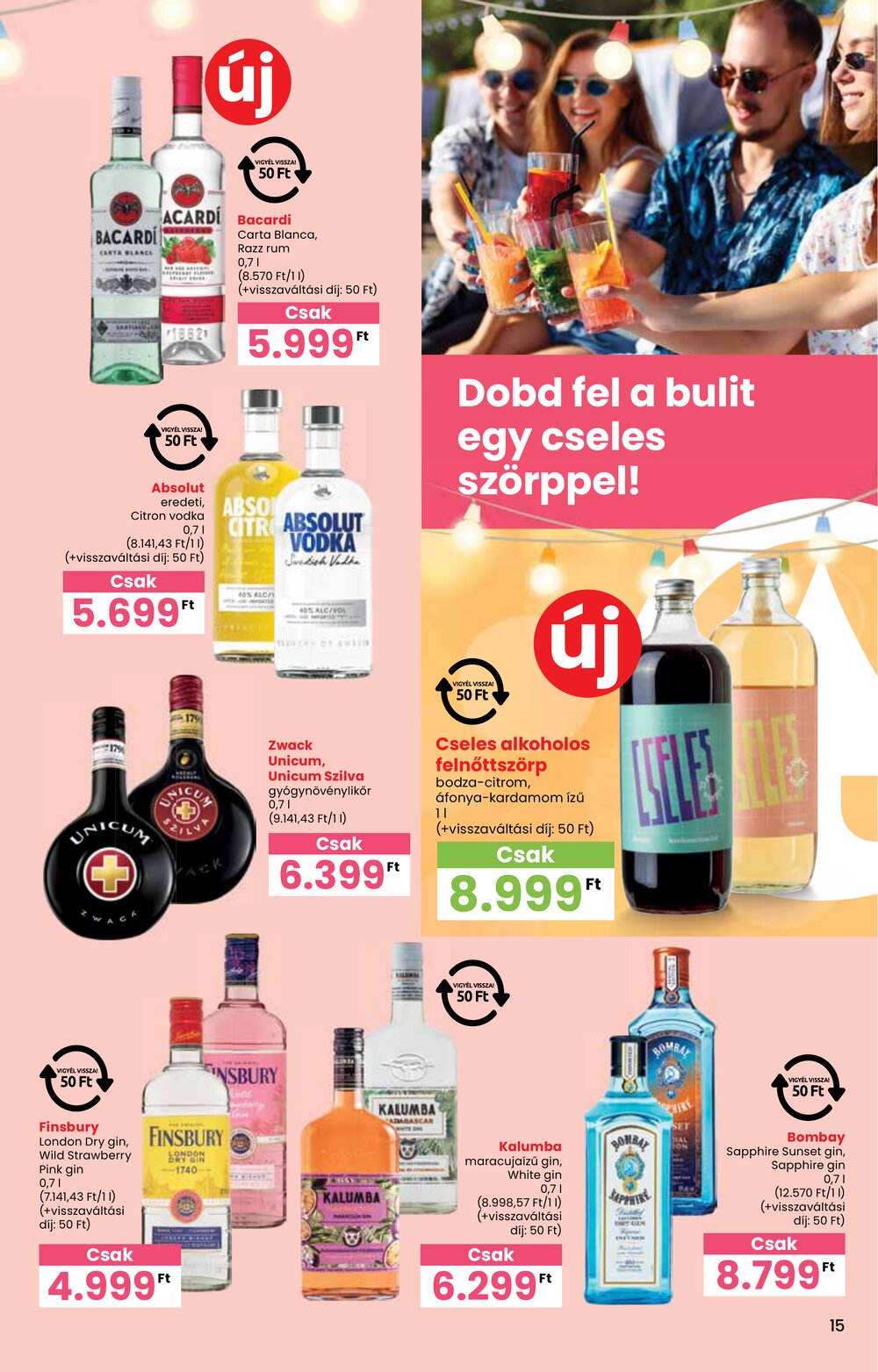 Spar akciós újság 2025.06.05-től - 15. oldal.