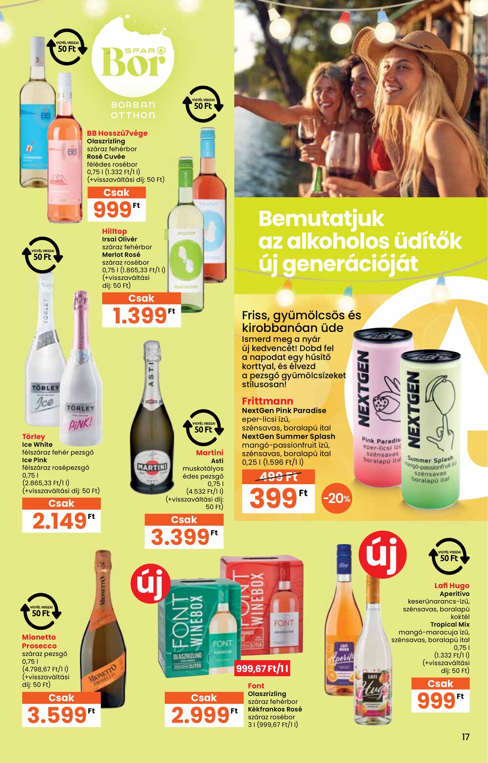 Spar akciós újság 2025.06.05-től - 17. oldal.