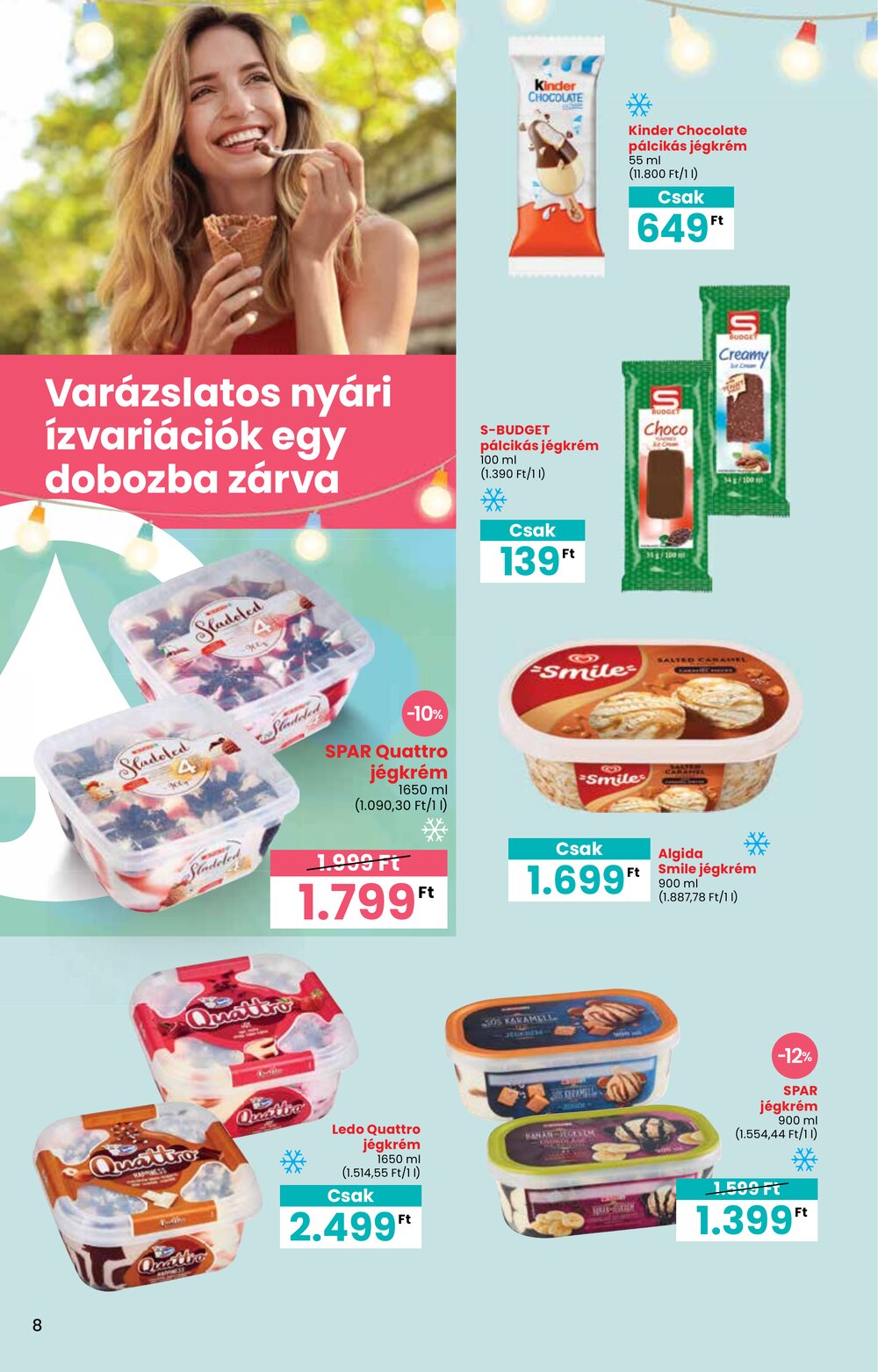 Spar akciós újság 2025.06.05-től - 8. oldal.