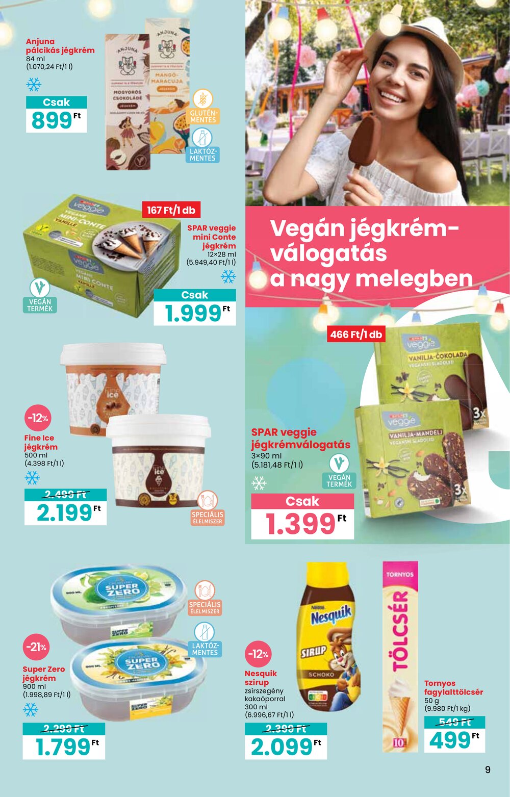 Spar akciós újság 2025.06.05-től - 9. oldal.