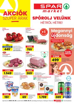Spar Market akciós újság 2025.06.05-től
