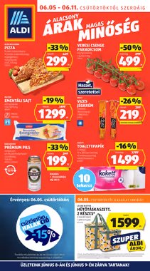 Aldi akciós újság 2025.06.05-től