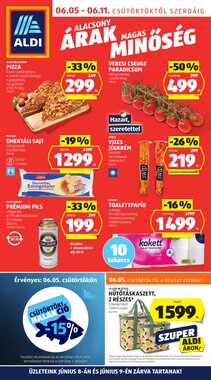 Aldi akciós újság 2025.06.05-től