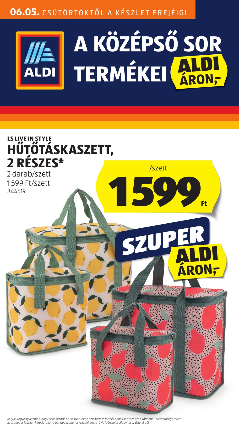 Aldi akciós újság 2025.06.05-től - 1. oldal.