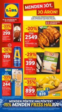 Lidl akciós újság 2025.06.05-től