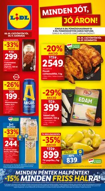 Lidl akciós újság 2025.06.05-től