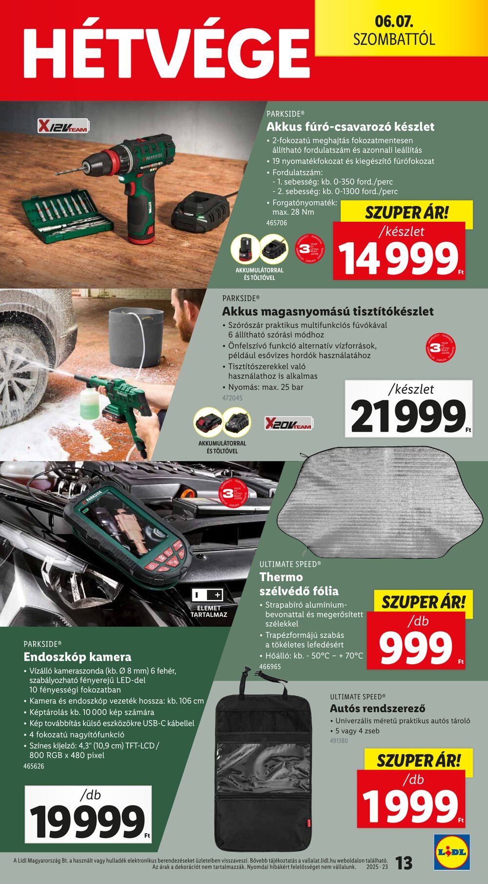 Lidl akciós újság 2025.06.05-től - 13. oldal.