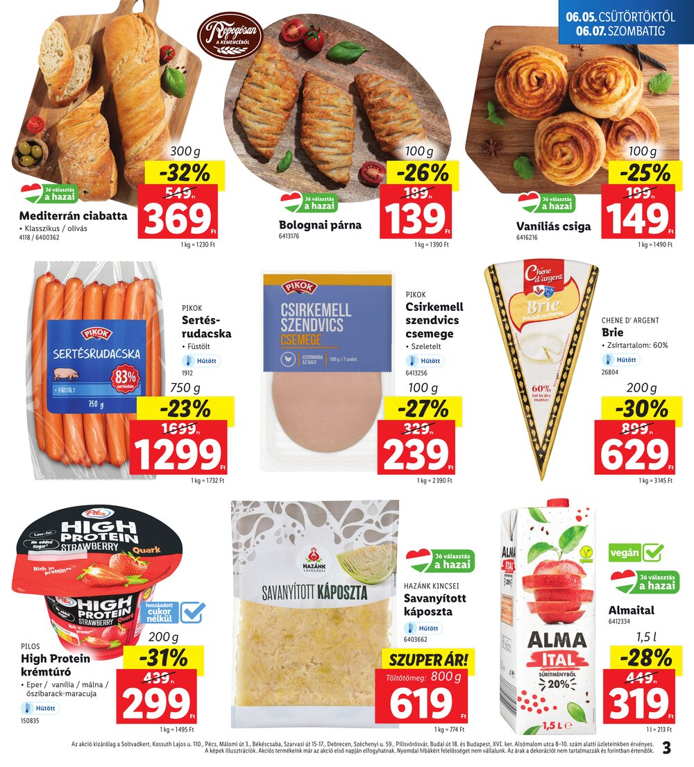 Lidl akciós újság 2025.06.05-től - 3. oldal.