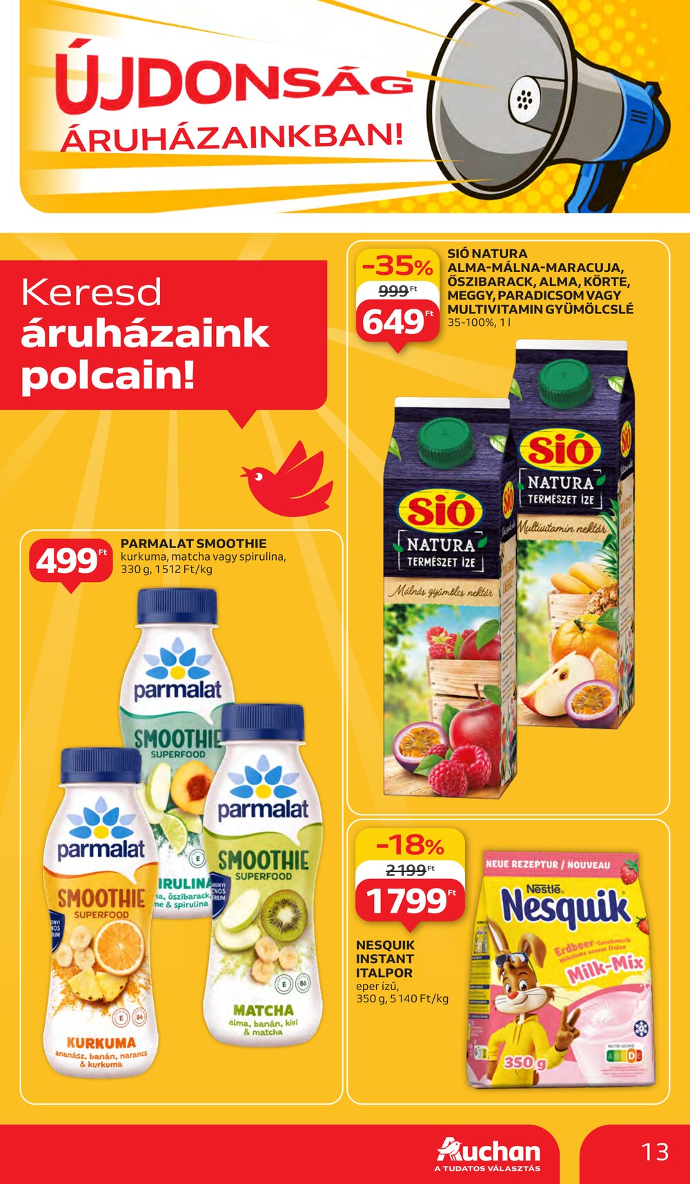 Auchan akciós újság 2025.06.05-től - 13. oldal.