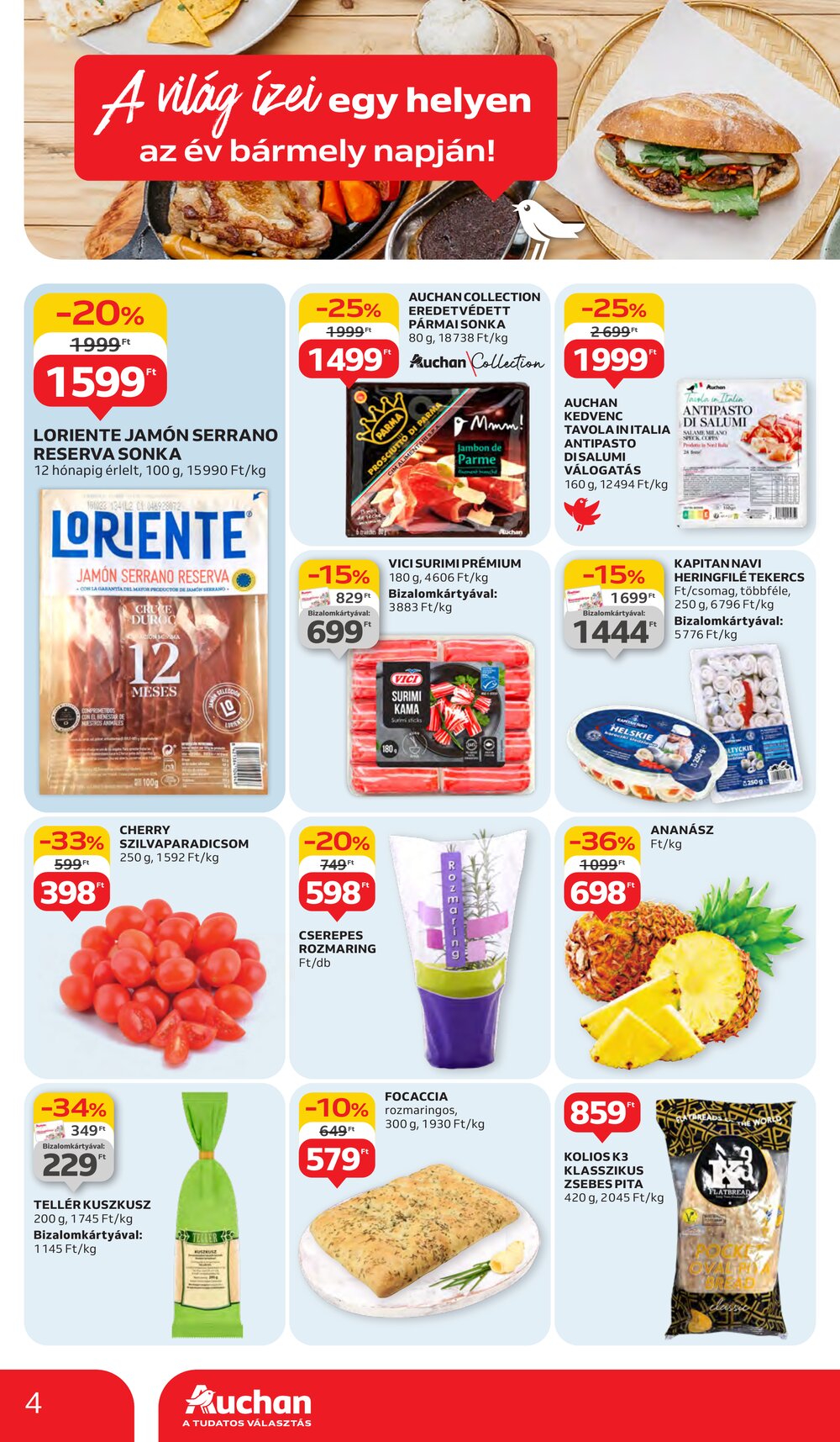 Auchan akciós újság 2025.06.05-től - 4. oldal.