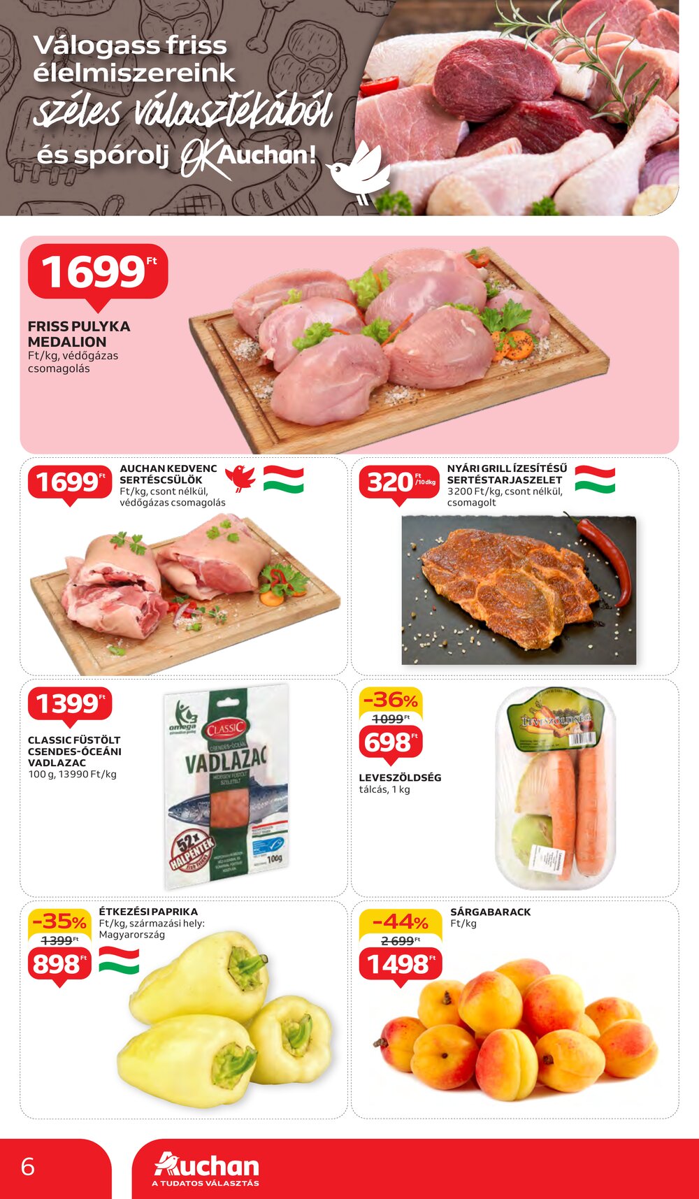 Auchan akciós újság 2025.06.05-től - 6. oldal.