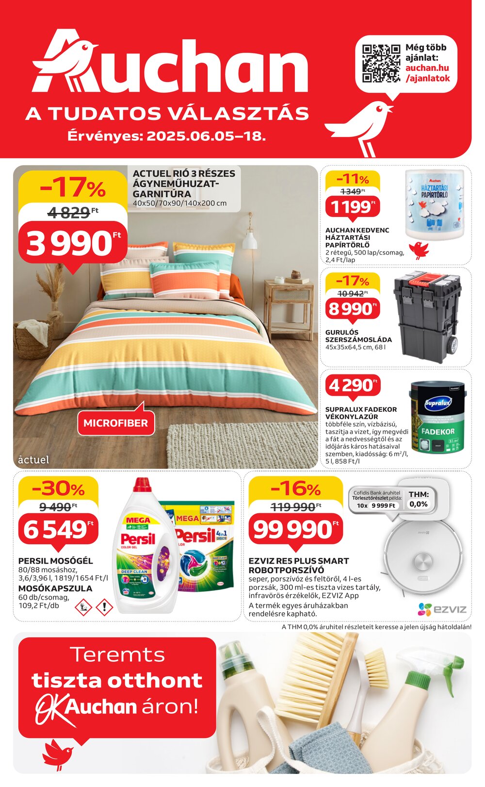 Auchan akciós újság 2025.06.05-től - 1. oldal.