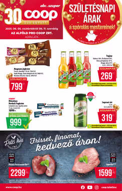 Coop akciós újság 2025.06.05-től