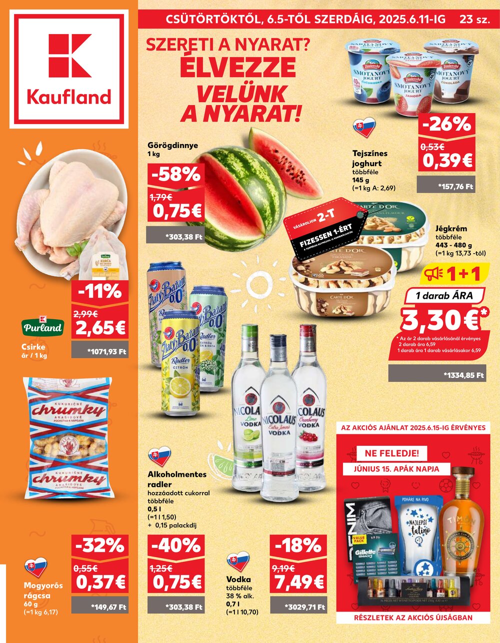 Kaufland akciós újság 2025.06.05-től - 1. oldal.