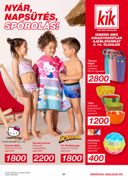 KIK akciós újság 2025.06.09-től