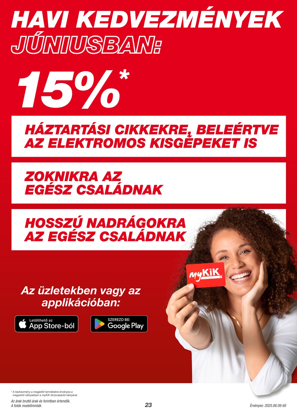KIK akciós újság 2025.06.09-től - 23. oldal.